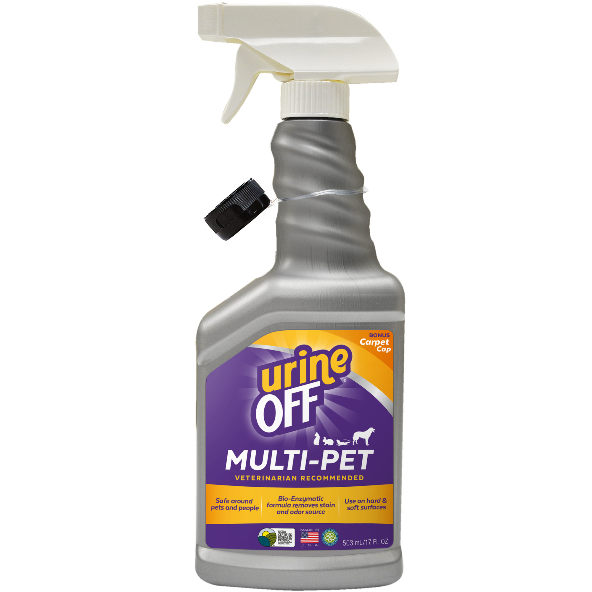 Multi-Pet Formula with Hard Surface Sprayer & Carpet Applicator Cap