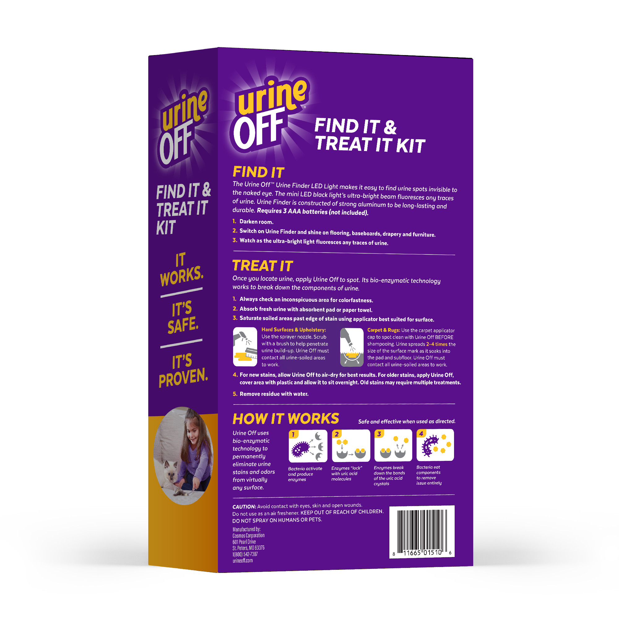 Q.VET Csi Urine Off Spray Dog 500 ml.